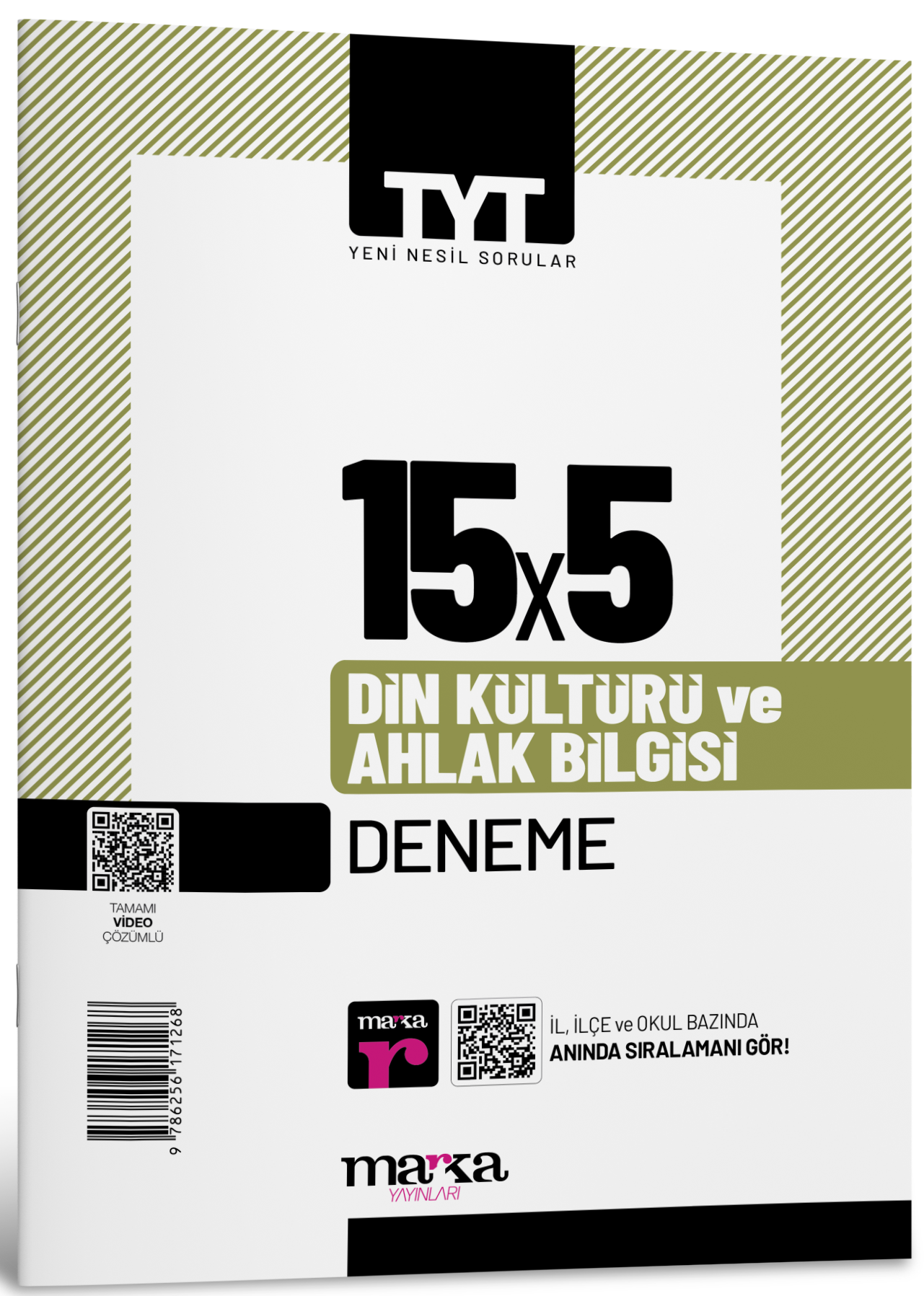 2026 TYT Din Kültürü ve Ahlak Bilgisi 15 Deneme Tamamı Video Çözümlü Marka Yayınları